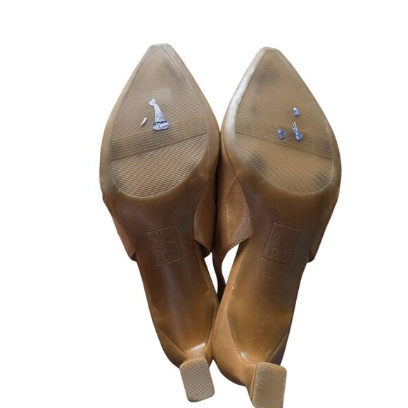 Naturalizer Slingback Pumps Size 11 Tan Pointed Toe Dress Shoes - Picture 9 of 9